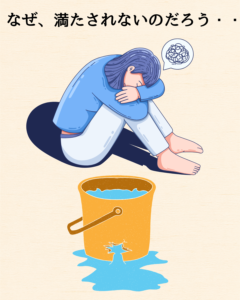 満たされない　イメージ